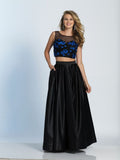 Prom lace satin mermaid trumpet long dress