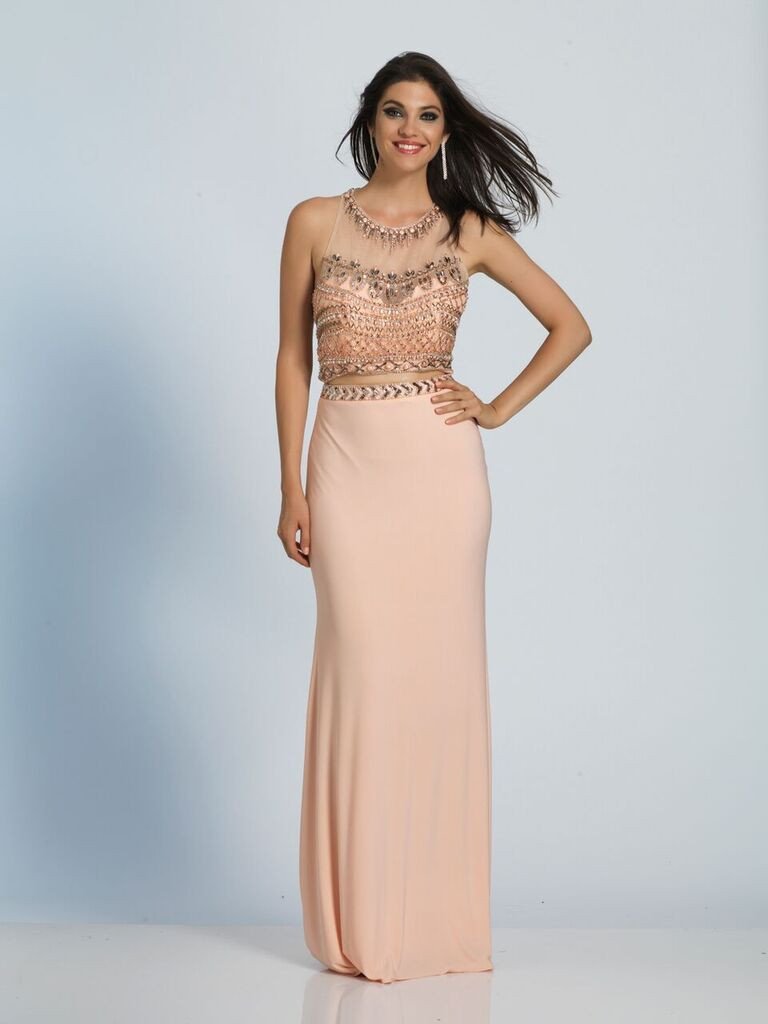 Prom lace satin mermaid trumpet long dress