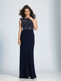 Prom lace satin mermaid trumpet long dress
