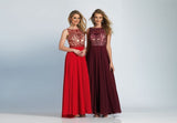 Prom lace satin mermaid trumpet long dress