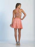 Dave & Johnny  lace short prom homecoming cocktail dress
