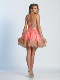 Dave & Johnny  lace short prom homecoming cocktail dress