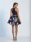 Dave & Johnny  lace short prom homecoming cocktail dress