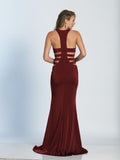 Prom lace mermaid trumpet long dress