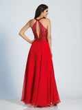 Prom lace satin mermaid trumpet long dress