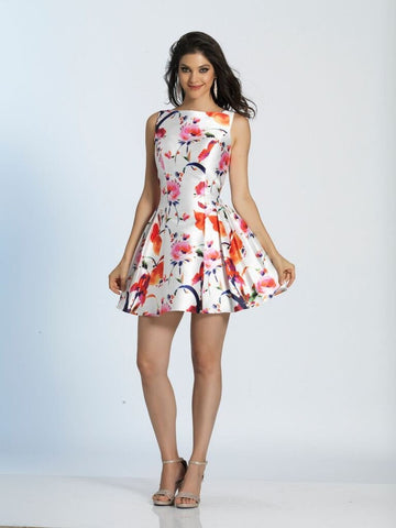 Dave & Johnny  lace short prom homecoming cocktail dress