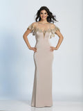 Prom lace satin mermaid trumpet long dress