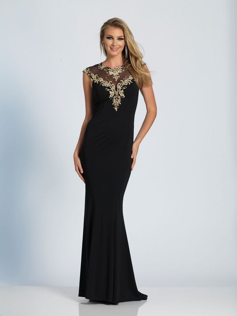 Prom lace satin mermaid trumpet long dress