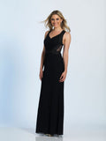 Prom lace satin mermaid trumpet long dress