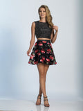 Dave & Johnny  lace short prom homecoming cocktail dress