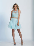 Dave & Johnny  lace short prom homecoming cocktail dress