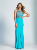 Prom lace satin mermaid trumpet long dress