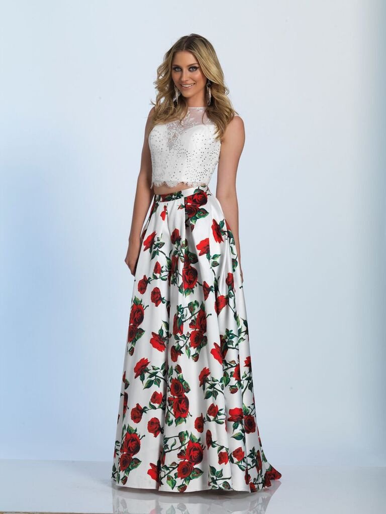 Prom lace satin mermaid trumpet long dress