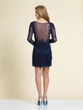 Dave & Johnny  lace short prom homecoming cocktail dress