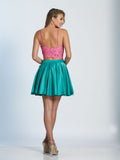 Dave & Johnny  lace short prom homecoming cocktail dress