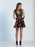 Dave & Johnny  lace short prom homecoming cocktail dress