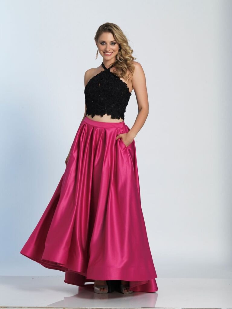 Prom lace long dress