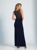 Prom lace satin mermaid trumpet long dress