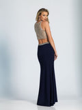Prom BEADED mermaid trumpet long dress