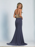 Prom lace mermaid trumpet long dress