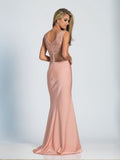 Prom lace satin mermaid trumpet long dress