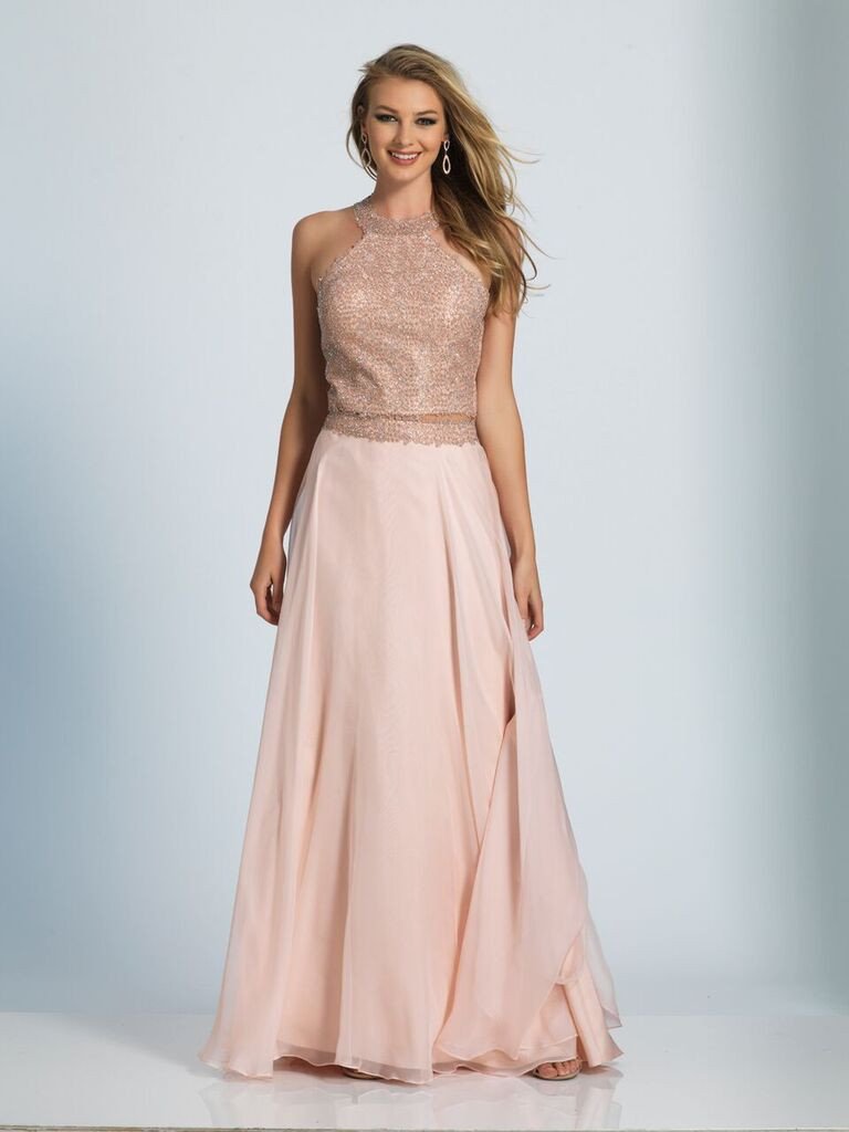 Prom lace satin mermaid trumpet long dress