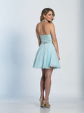 Dave & Johnny  lace short prom homecoming cocktail dress