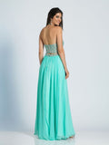 Prom lace satin mermaid trumpet long dress