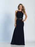 Prom lace satin mermaid trumpet long dress