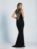 Prom lace satin mermaid trumpet long dress