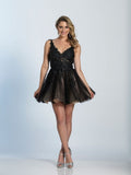 Dave & Johnny  lace short prom homecoming cocktail dress