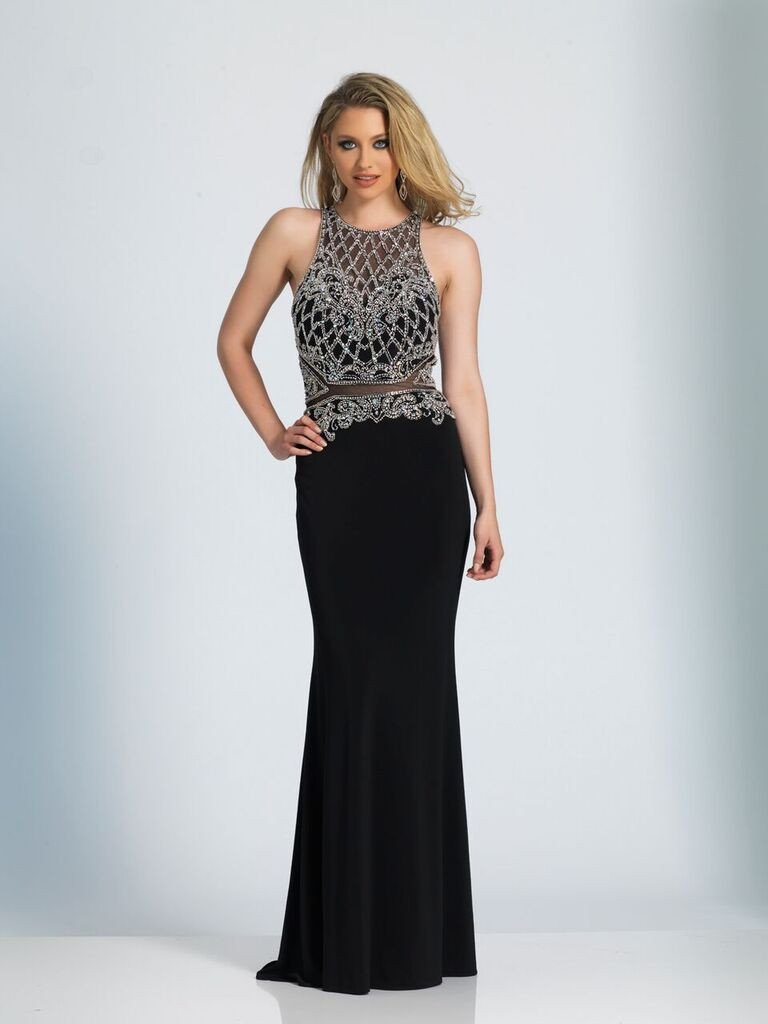 Prom lace satin mermaid trumpet long dress