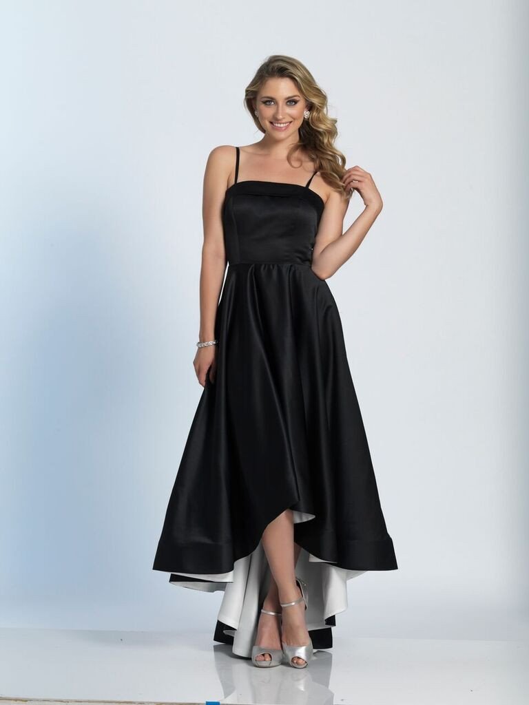Prom lace satin mermaid trumpet long dress
