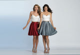 Dave & Johnny  lace short prom homecoming cocktail dress