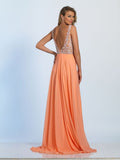 Prom lace satin mermaid trumpet long dress