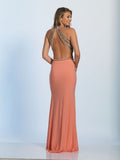Prom lace satin mermaid long dress