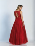 Prom lace satin mermaid trumpet long dress