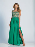 Prom lace satin mermaid trumpet long dress