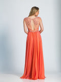 Prom beaded chiffon long dress