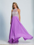 Prom lace satin mermaid trumpet long dress