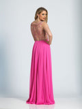 Prom lace satin mermaid trumpet long dress
