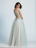 Prom lace long dress