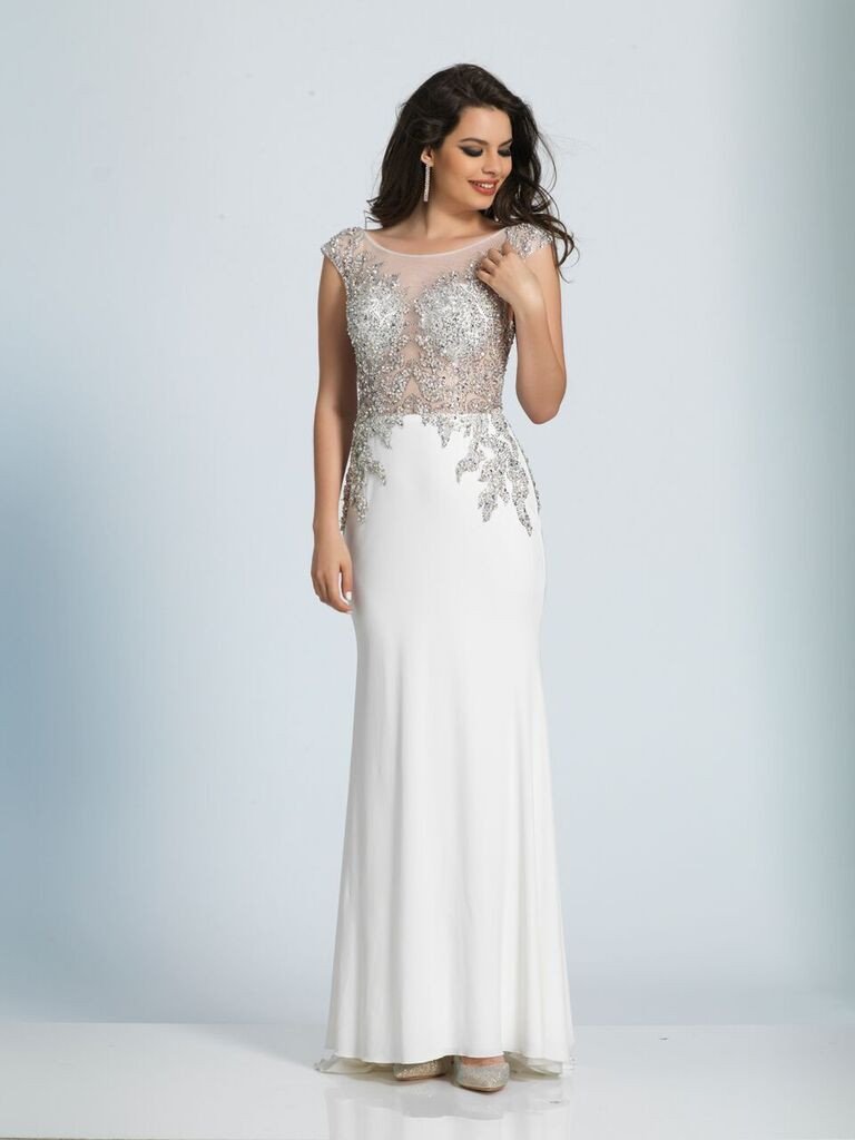 Prom lace satin mermaid trumpet long dress