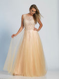 Prom lace satin mermaid trumpet long dress