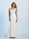 Prom lace satin mermaid trumpet long dress