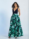 Prom satin  long dress