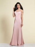 Prom lace satin mermaid trumpet long dress