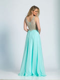 Prom lace satin mermaid trumpet long dress