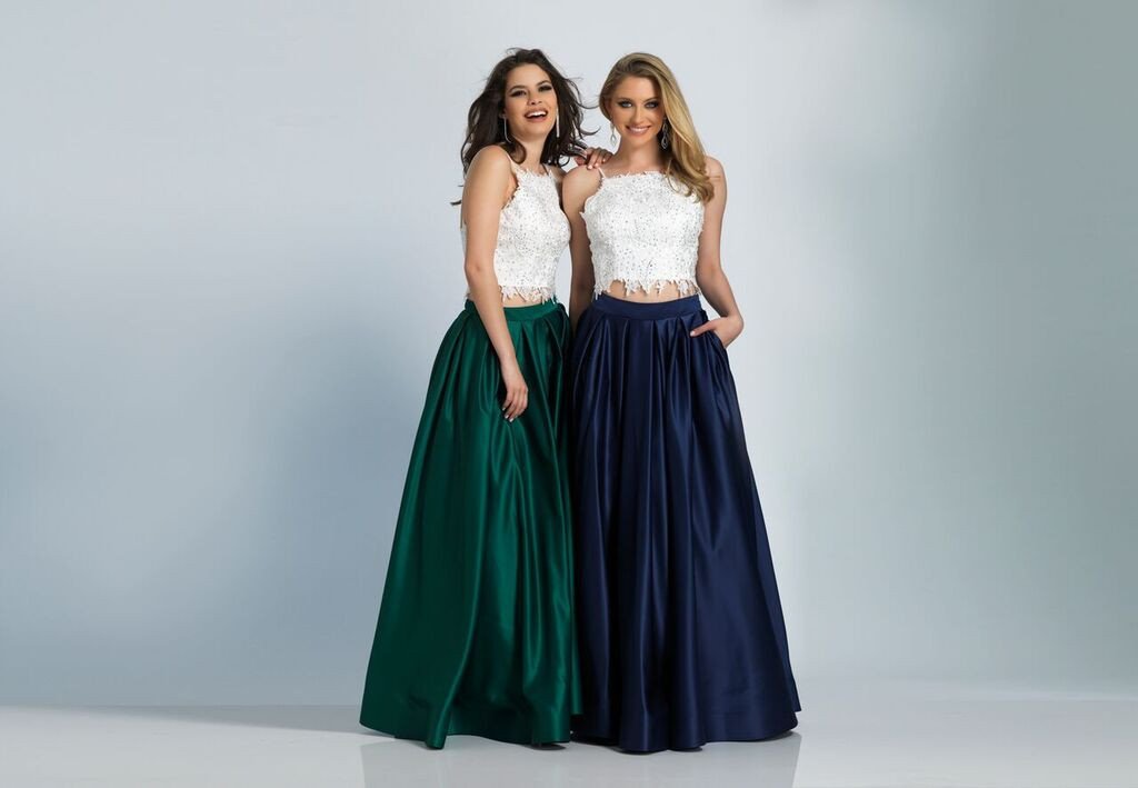 Prom lace satin mermaid trumpet long dress