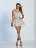 Dave & Johnny  lace short prom homecoming cocktail dress